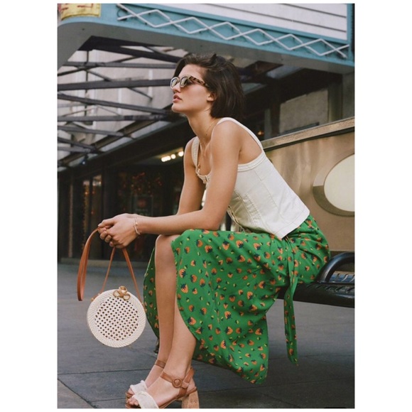 Anthropologie Colloquial Wrap Skirt 